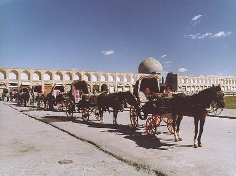 Iran, Ispahan, place centrale